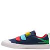 CLARKS KIDS TWIN STRAP CANVAS TRAINER - NAVY